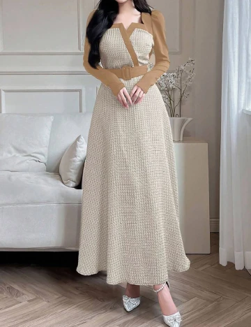 Rochie lunga SHEIN, maro