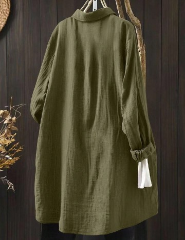 Camasa SHEIN CURVE, verde