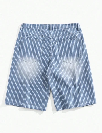 Pantaloni scurti Romwe, albastru