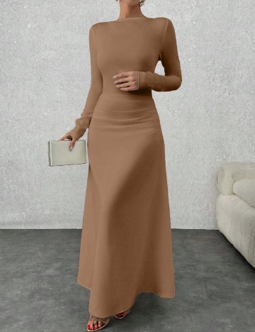Rochie lunga SHEIN, maro