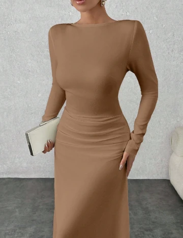 Rochie lunga SHEIN, maro