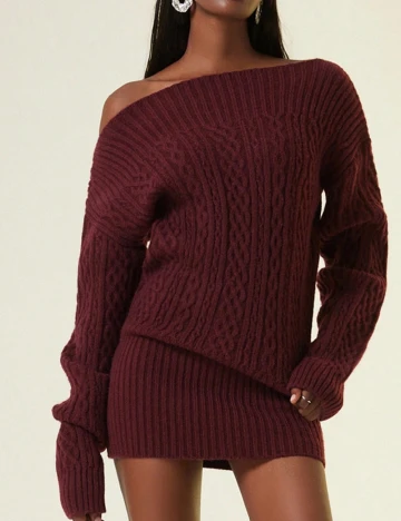 Rochie scurta SHEIN, visiniu