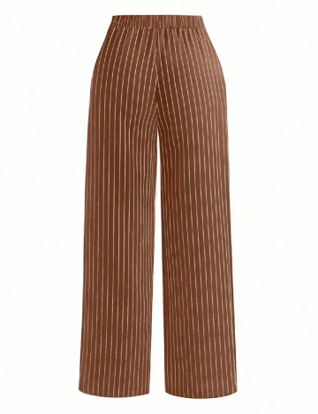 Pantaloni SHEIN, maro