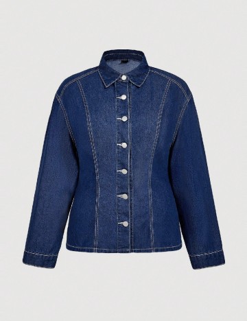 Compleu SHEIN CURVE, albastru