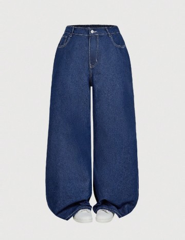 Compleu SHEIN CURVE, albastru