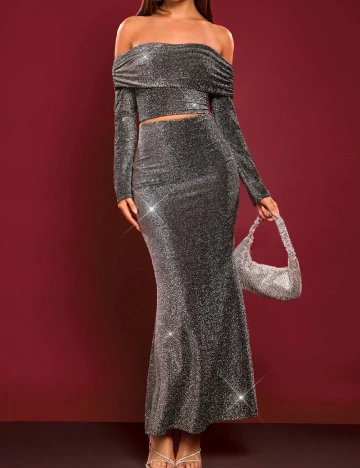 Compleu SHEIN, argintiu