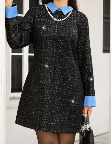 Rochie scurta SHEIN CURVE, negru