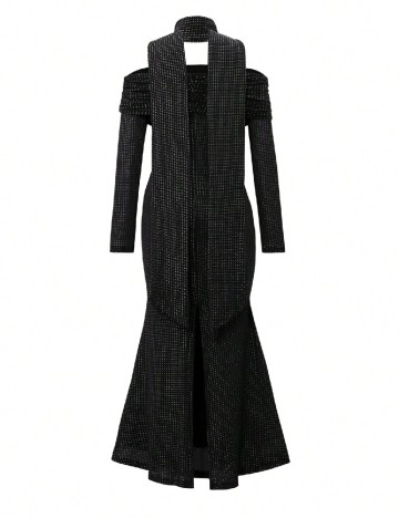 Rochie lunga SHEIN, negru