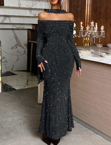 Rochie lunga SHEIN, negru