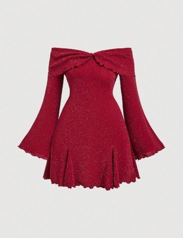 
						Rochie scurta SHEIN CURVE, rosu