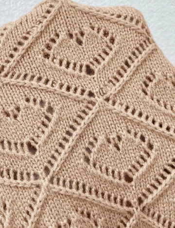 Cardigan SHEIN CURVE, crem