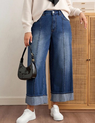 Blugi SHEIN CURVE, albastru