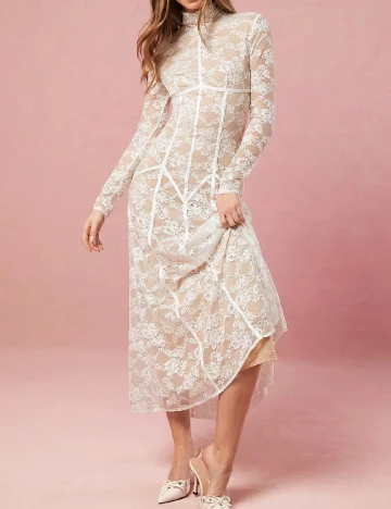 Rochie lunga SHEIN, alb