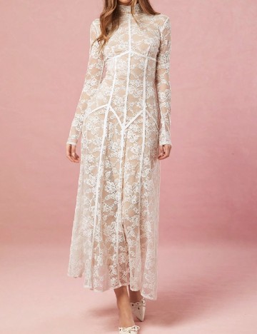 Rochie lunga SHEIN, alb
