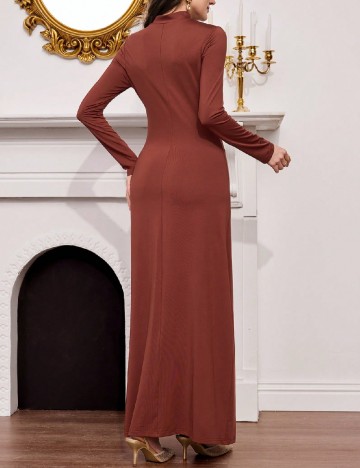 Rochie lunga SHEIN, maro