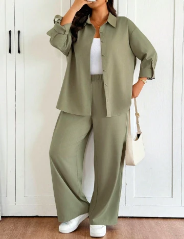 Compleu SHEIN CURVE, verde