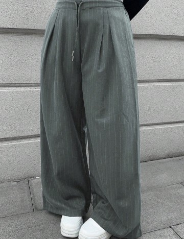 Pantaloni SHEIN CURVE, gri