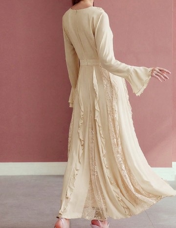 Rochie lunga SHEIN, crem