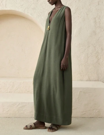 Rochie lunga SHEIN, verde