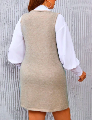 Rochie scurta SHEIN CURVE, bej