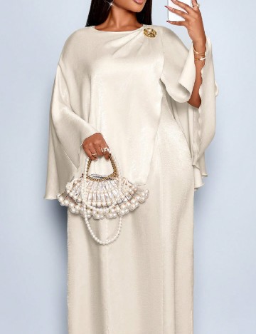 Rochie lunga SHEIN CURVE, crem