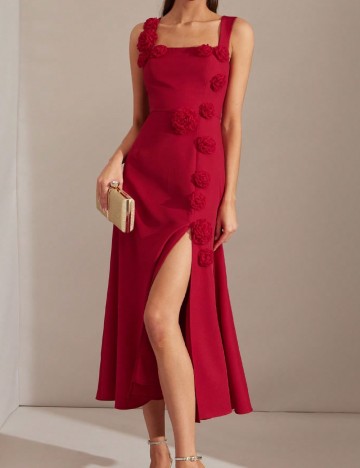 Rochie lunga SHEIN, rosu