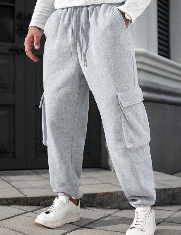 Pantaloni SHEIN, gri