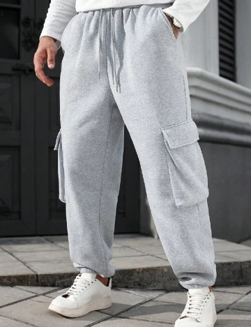 Pantaloni SHEIN, gri