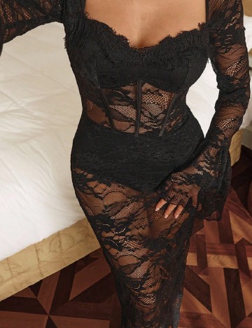 Rochie lunga SHEIN, negru