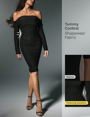 Rochie medie SHEIN, negru