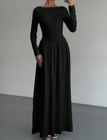 Rochie lunga SHEIN CURVE, negru