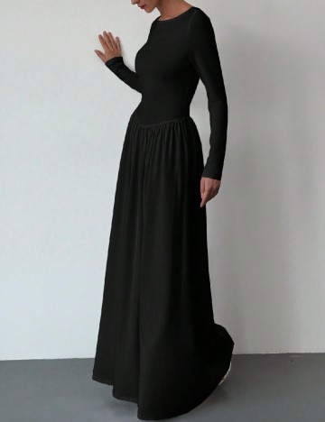 Rochie lunga SHEIN CURVE, negru