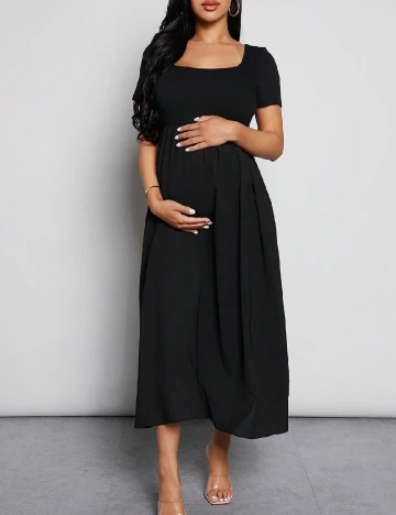 Rochie medie SHEIN Maternity, negru