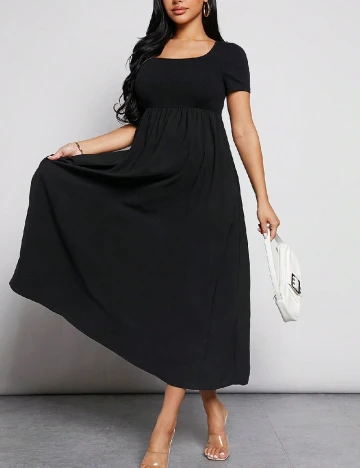 Rochie medie SHEIN Maternity, negru