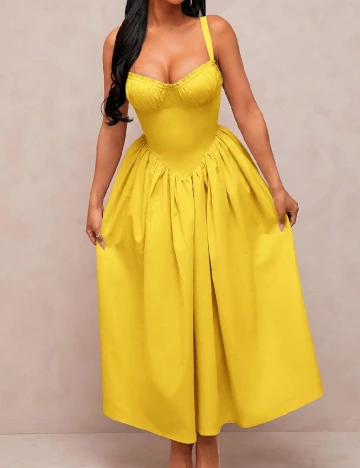 Rochie lunga SHEIN, galben