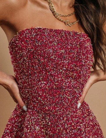 Rochie scurta SHEIN, rosu