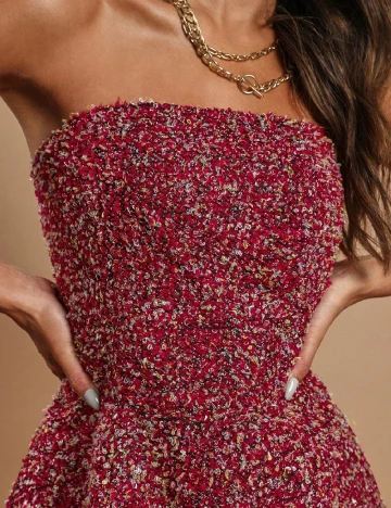 Rochie scurta SHEIN, rosu