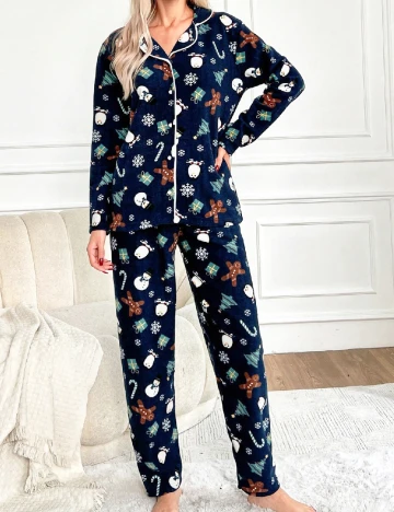 Pijama SHEIN, bleumarin