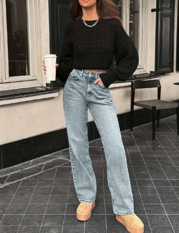 Blugi SHEIN, albastru