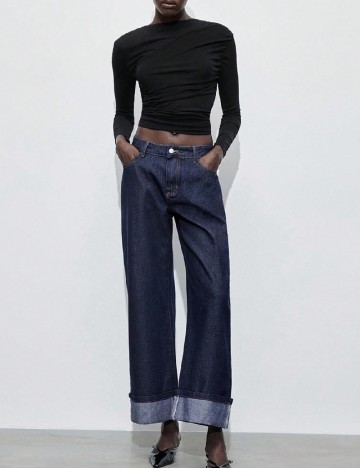 
						Blugi SHEIN, albastru