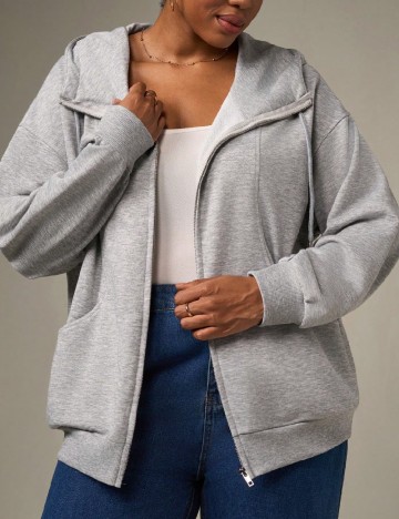 Hanorac SHEIN CURVE, gri