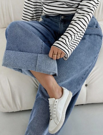 Blugi SHEIN CURVE, albastru