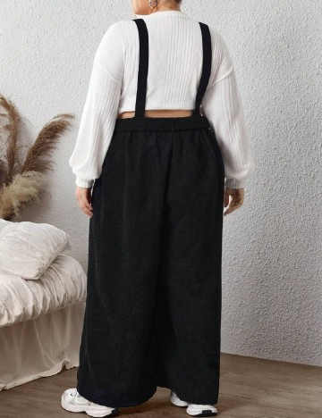 Salopeta SHEIN CURVE, negru