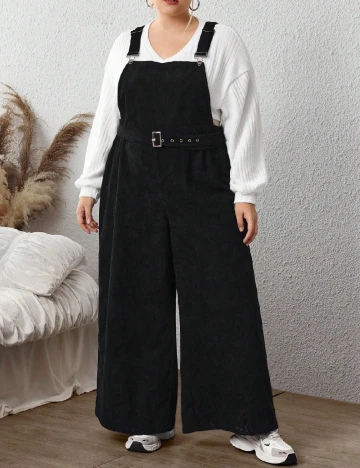 Salopeta SHEIN CURVE, negru