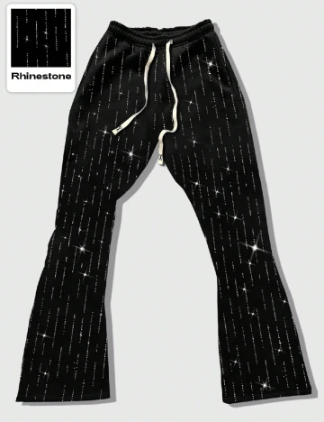 Pantaloni Romwe, negru