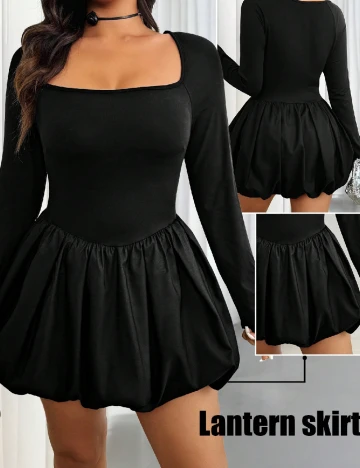 Rochie scurta SHEIN CURVE, negru