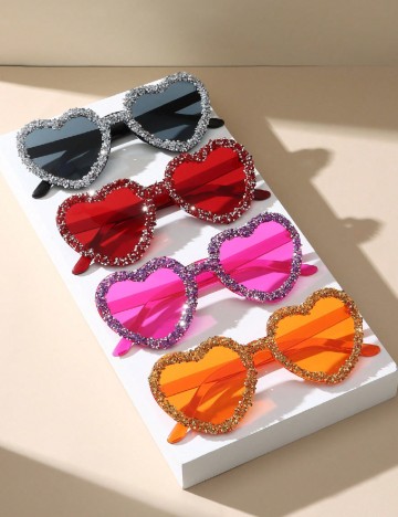 
						Ochelari de soare SHEIN, rosu