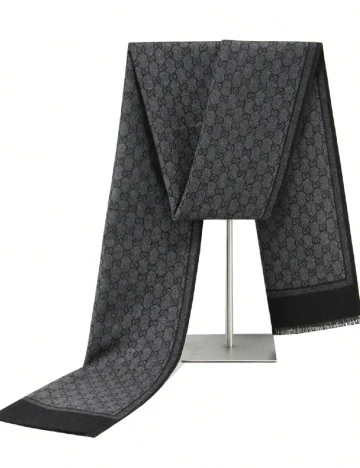 Fular SHEIN, gri/negru