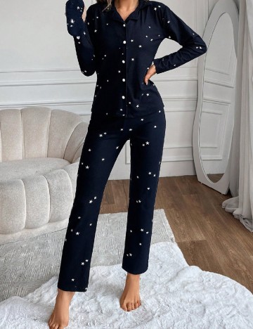 
						Pijama SHEIN, bleumarin