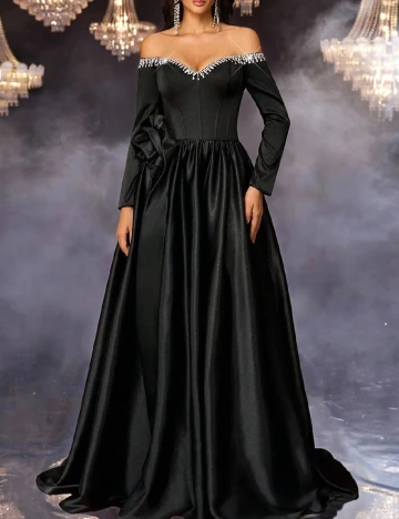 Rochie lunga SHEIN, negru